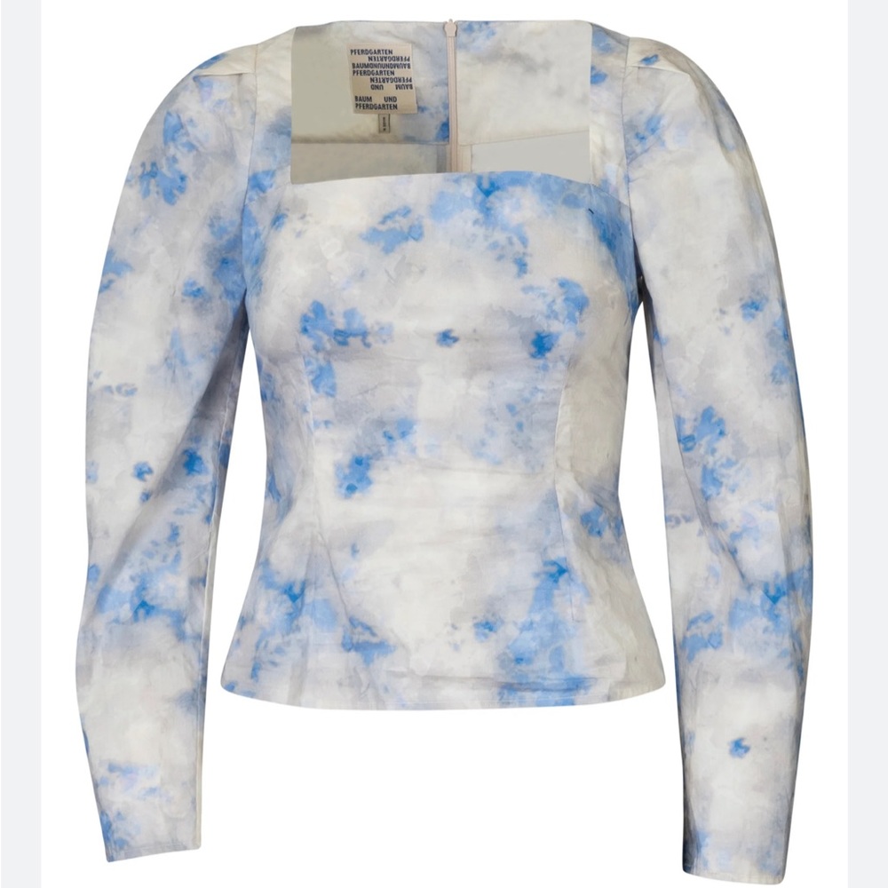 Baum und Pferdgarten Cloud Print Top 8